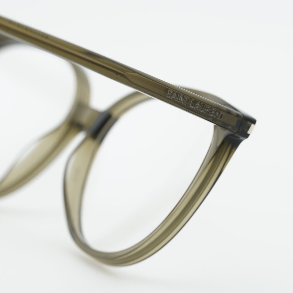 Saint Laurent SL39 006 Round Eyeglasses Green 54mm Frame - Picture 6 of 11